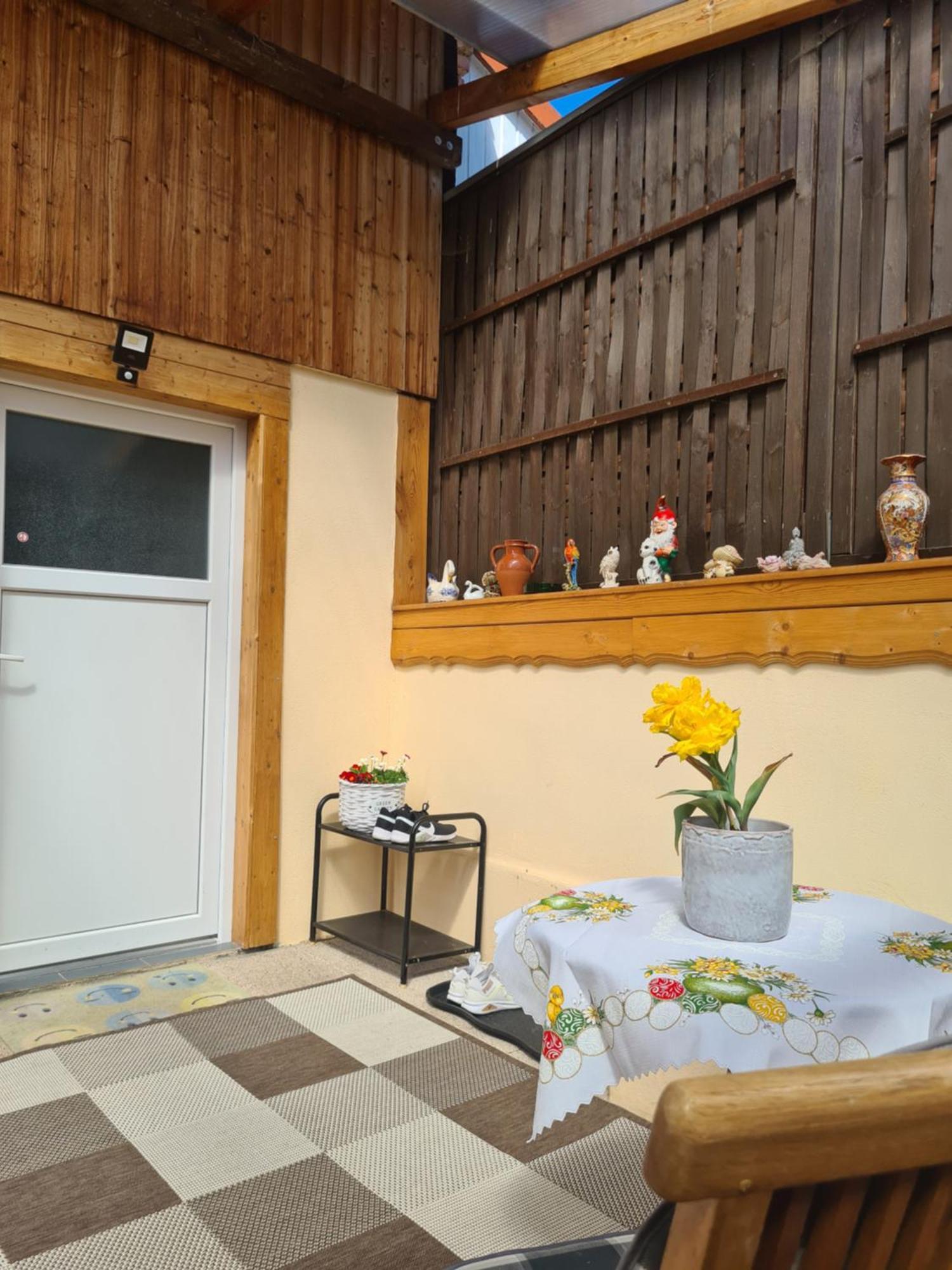 Ferienwohnung Weisskopf Alkersleben Esterno foto