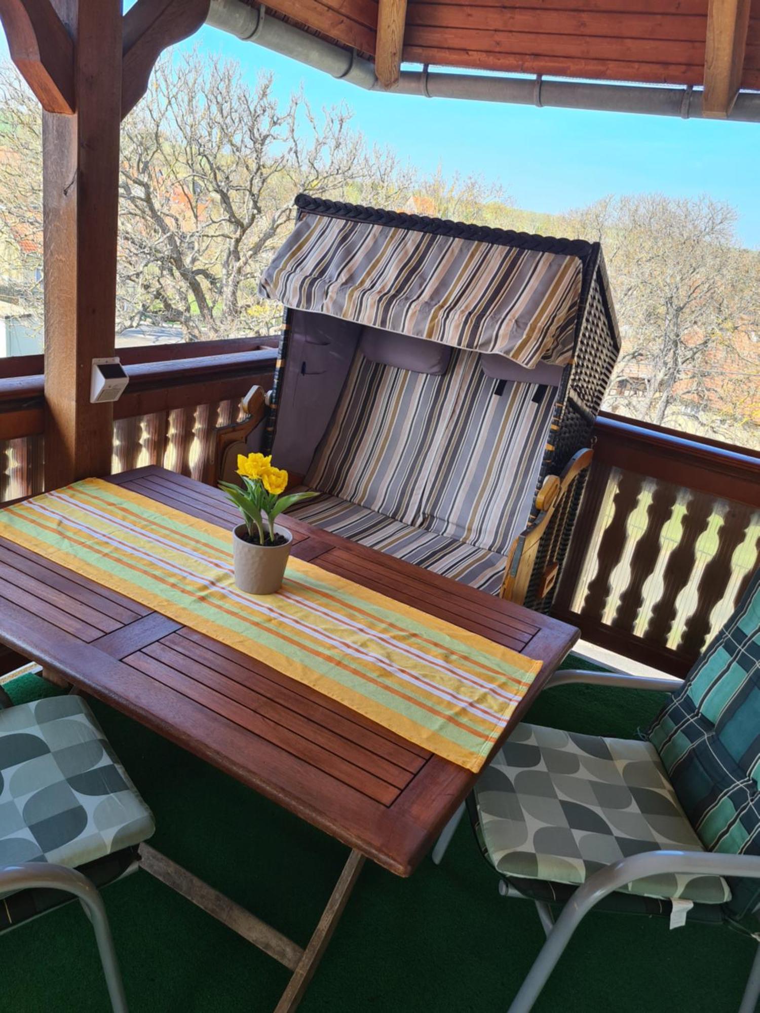 Ferienwohnung Weisskopf Alkersleben Esterno foto